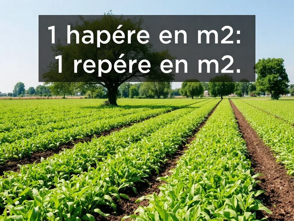 1 hectare en m2 : le repère universel des surfaces agricoles