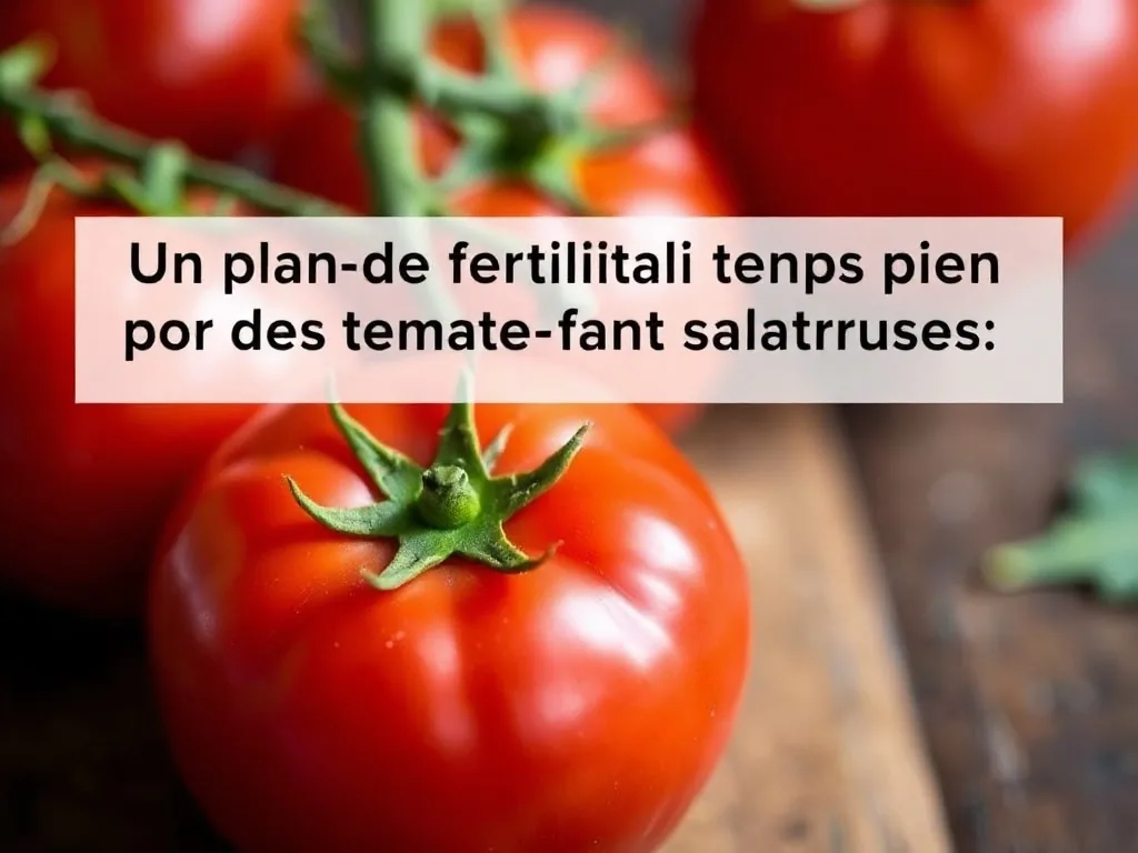 Un plan de fertilisation en trois temps pour des tomates plus savoureuses
